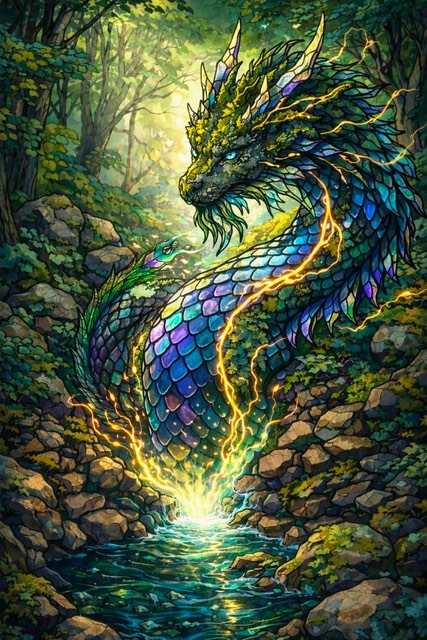 龍単体画像