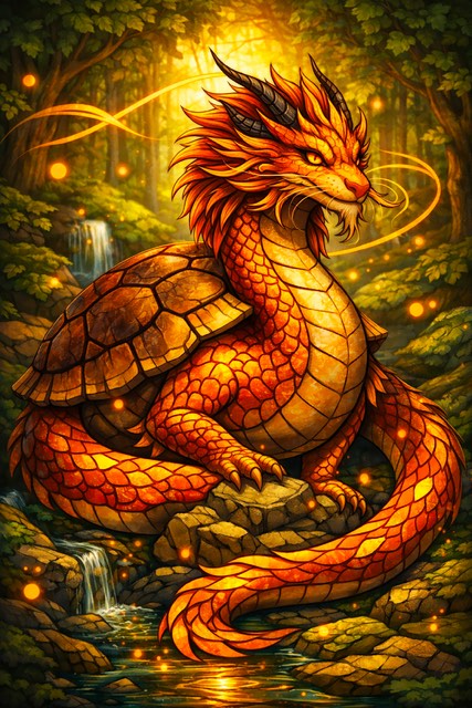 龍単体画像