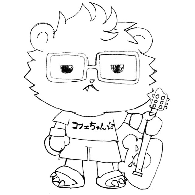 コフェちゃん デザイン検討ラフ