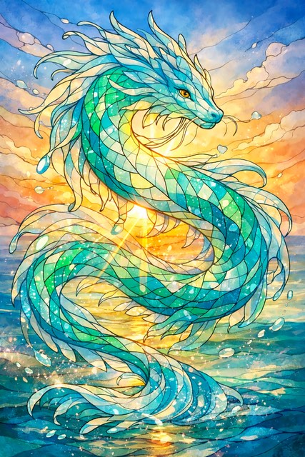 龍単体画像